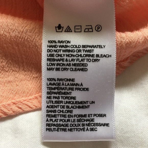 UO KIMCHI BLUE | off-the-shoulder peach crop top - Picture 5 of 5